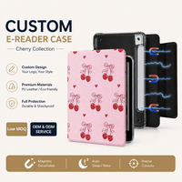Casing Magnetik Lepas Pasang untuk Kindle Paperwhite 2021 Generasi ke-11 6.8" Sarung E-Reader Motif Bunga Kustom Grosir OEM