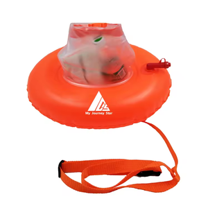 Lovely Bright Yellow Pink Orange PVC Inflable Natación Boya Agua caliente Beber Comida Open Tow Float Boyas Buceo Luces Producto - Product Image 4