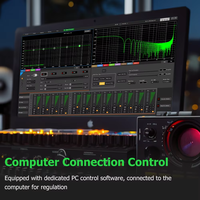 Processeur de haut-parleurs DSP 4 entrées 8 sorties LD448, gestion numérique des haut-parleurs, processeur de crossover audio DSP pour sonorisation professionnelle DJ