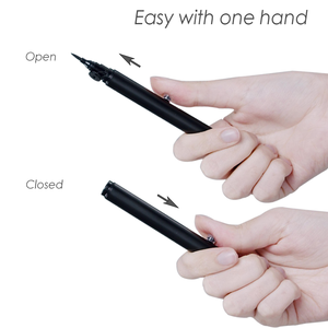 Delineador Líquido CLICKA LM101 a Prueba de Agua y Sin Manchas con Tapa Automática y Diseño Recargable para un Color Negro Intenso y Duradero - Product Image 2