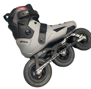 Ysmle cứng khởi động khung SUV gắn 3 bánh xe 125mm không săm lốp xe off-road Inline Skate - Product Image 1