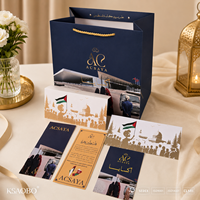 Bolsa de Papel para Compras con Impresión Personalizada, Tarjeta de Visita, Folleto, Sobre, Set de Marca Corporativa, Logotipo en Lámina Dorada, Venta al Por Mayor, Certificado Ecológico