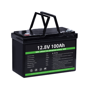 工厂供应12.8V100Ah深循环磷酸铁锂（LiFePO4）可充电1280W太阳能储能电池组 - Product Image 6