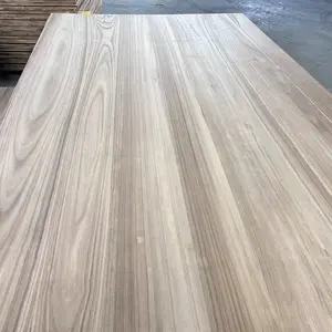 Panel kayu paulownia kualitas tinggi papan kayu paulownia aman dikarbonisasi untuk worktop