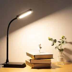휴대용 접이식 터치 Dimmable 충전식 LED 테이블 책상 램프 배터리 독서 빛 학생