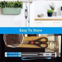 Termometer makanan Digital baca instan presisi tinggi, pemeriksaan baja tahan karat 30CM untuk memasak, memanggang, BBQ, daging, dapur rumah