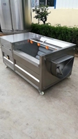 Aardappelwas- en schilmachine, wortelwasmachine, aardappelwasser en -schiller