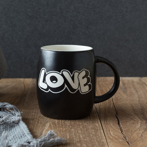 Nuevo Juego de Tazas de Cerámica Creativas de Color Sólido con Grabado Láser, Taza de Café Personalizada, Taza para Agua - Product Image 5