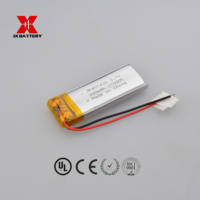 Batterie personnalisée à semi-conducteurs JP401438 200mAh 0.74Wh 3.7V 4x14x38mm 500 cycles Garantie 12 mois pour dispositif médical