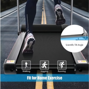 SHULI, cinta de correr motorizada eléctrica, caminadora plegable, cinta de correr de ejercicio para caminar con inclinación de 3 niveles - Product Image 4