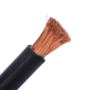 10 16 20 25 35 50 mm2 Multi Strands Cooper Conductor Rubber PVC Insulation Welding Power Cable for Machine