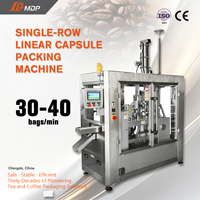Machine d'emballage de capsules de café Nespresso MDP Factory avec remplisseur à vis sans fin pour le remplissage et la scellure de liquides, granulés, thé et herbes