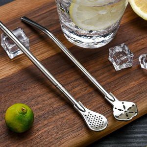 Cuillère-filtre en acier inoxydable 304, détachable, pour café, thé, boissons chaudes, agitation des boissons - Product Image 2