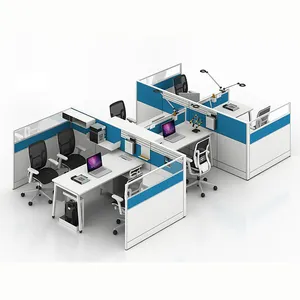 Factory Customization Classroom Staff Employee Office Partition Cubicle Private Staff Modular Workstation System