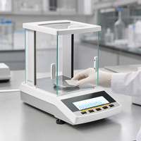Balance analytique de haute précision 100g-320g 0,1mg, capteur électromagnétique, balance numérique pour laboratoire