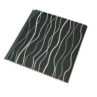 Nouveau panneau de plafond PVC traditionnel à rainures et languettes, finition ultra brillante, largeur 250 mm, résistant à l'humidité, pour usage commercial, gymnases et lieux de divertissement