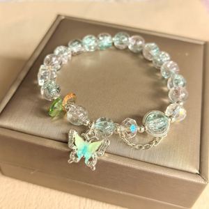 Exquisite Fashion Y2K Sweet <b>Beaded</b> Blossom <b>Bracelet</b> for Women Elegant Butterfly Crystal <b>Beaded</b> <b>Bracelet</b> Girl Party Jewelry Gift - Product Image 5