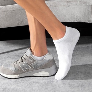 Ankle <b>Socks</b> Solid Color <b>Polyester</b> Fiber Sweat Absorbing Unisex Casual <b>Socks</b> For Spring Summer Autumn - Product Image 4