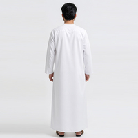 Robe islamique arabe pour homme avec logo personnalisé Lignes Factory, pour l'Aïd, le Ramadan, vêtements quotidiens, vêtements brodés pour homme musulman