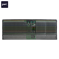 PAT KING Console de mixage audio stéréo professionnelle 16/24/32 canaux avec effets numériques, application et commande par bouton rotatif