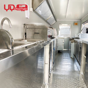 Chariot de nourriture Mobile à Donuts personnalisé, chariot pour café, camion d'aliments, 4 roues, pour chien chaud, glaces - Product Image 6