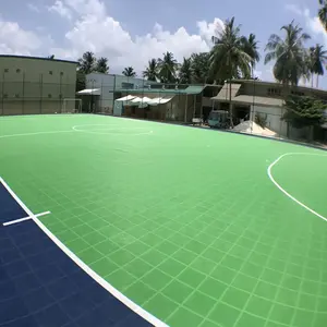 Azulejos de piso de hóquei multifuncional, eco amigável, pp, pickleball, basquete, campo de tênis, modular, telhas de piso