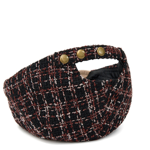 Béret unisexe automne-hiver en tricot rayé en coton et polyester, chapeau d'artiste français, personnalité tendance, bonnet chaud 57-61cm - Product Image 6
