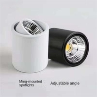 Spot LED simple à montage en surface avec angle réglable et sans perçage, tube lumineux à montage en surface