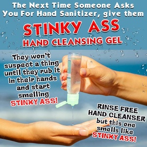 Nouveauté 2023 : Gags et blagues du Poisson d'avril – Gels désodorisants à base d'alcool pour les mains - Product Image 2