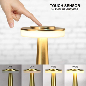 Lámpara de mesa de Bar retro, lámpara de mesa LED con <span class=keywords><strong>sensor</strong></span> táctil, inalámbricas recargables para luces nocturnas restaurante, café, dormitorio, decoración de luz - Product Image 2