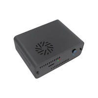 Raspberry Pi Generasi ke-4 Tipe B 4B NAS Server Penyimpanan Jaringan Kotak Cangkang Papan Ekspansi Hard Disk SATA 2.5-inci