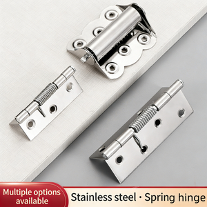 Charnière à goupille réglable en acier inoxydable sur mesure, <span class=keywords><strong>de</strong></span> style traditionnel, pour portes <span class=keywords><strong>de</strong></span> cuisine, d'entrée et <span class=keywords><strong>de</strong></span> salle <span class=keywords><strong>de</strong></span> bain en bois - Product Image 2