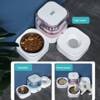 Bol automatique élégant pour animaux de compagnie, sans électricité, pour chat et chien, distributeur d'eau, fontaine à eau en PP