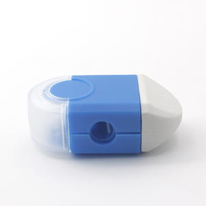 Taille-crayon portable standard 3 couleurs avec fonction gomme - Product Image 4