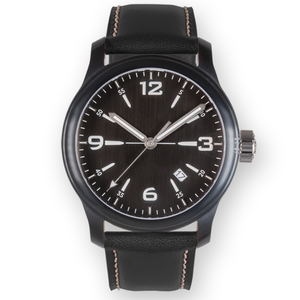 Nouvelle collection de montres classiques pour hommes avec bracelet en cuir, mouvement automatique ETA, étanches à 100 mètres, acier inoxydable, verre saphir, analogiques - Product Image 4