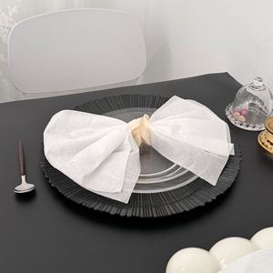 <strong>Black</strong> Charger <strong>Plates</strong> Plastic Wedding <strong>Plates</strong> 13inch Charger <strong>Plate</strong> Underplate for Wedding - Product Image 3