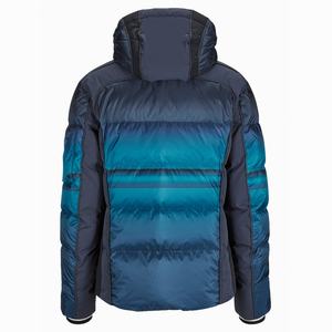 Chaquetas de Invierno Impermeables de Nailon para Hombre, Chaqueta de Esquí con Diseño Degradado de Color Montaña - Product Image 6