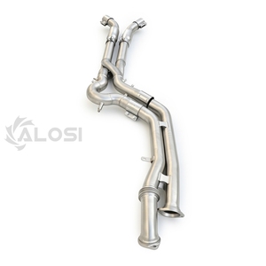 Tubería de escape central GT4 de longitud igual con conexión en Z de fundición forjada para BMW M3 M4 G80 G82 G83 G87 2021-2024, venta al por mayor de fábrica - Product Image 2