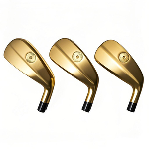 Fabbrica all'ingrosso mano destra di fusione in acciaio inossidabile personalizzato Logo ibrido club Set di ferro ibrido dorato portatile per gli uomini - Product Image 3