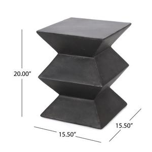 Mesa auxiliar ligera de hormigón para exteriores para entretenimiento al aire libre - Product Image 2