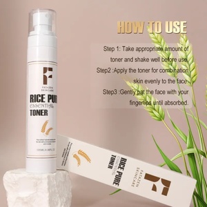 FATAZEN Venta al por mayor Tónico de arroz Vegano Sin fragancia Niacinamida Seco Opaco Combinación Piel Hidratante Tónicos faciales de piel brillante - Product Image 5