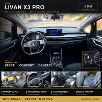 Livan X3 Pro 1.5L CVT SUV untuk Pasar Afrika Nigeria Ghana Aljazair, Kendaraan Bensin Setir Kiri 5 Kursi, Pasokan Dealer
