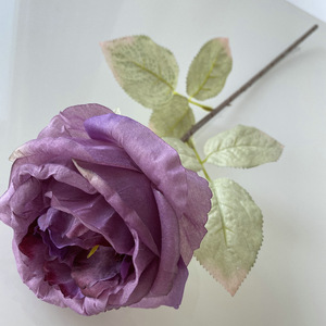 Usine de fleurs artificielles Meiyu Craft, rose artificielle 30cm-100cm, ruban adhésif simple pour décoration de maison et de mariage - Product Image 4