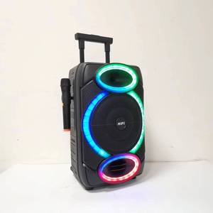 Altavoz Portátil con Ruedas de 12 Pulgadas y 50 W de Potencia, Altavoz Inalámbrico para Karaoke, <span class=keywords><strong>Partybox</strong></span> PRO Recargable con Luz LED - Product Image 2