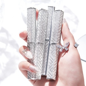 Nuevo lápiz labial delgado de plata de alta calidad Etiqueta Privada de lujo lápiz labial cosméticos maquillaje mate lápiz labial impermeable al por mayor - Product Image 6