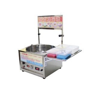 Máquina de hilo de algodón de azúcar y palomitas de maíz automática barata comercial caliente con carro - Product Image 4