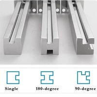 Colonnes en acier inoxydable 304 durables et résistantes à la rouille, 33 pouces (850 mm) de hauteur, finition argent satiné, pour pince de garde-corps en verre