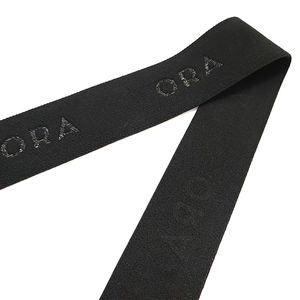 Sangles de couleur en ruban jacquard en nylon souple avec logo en sergé, sangle d'ordinateur pour accessoires vestimentaires avec ruban jacquard en forme de lettre - Product Image 5