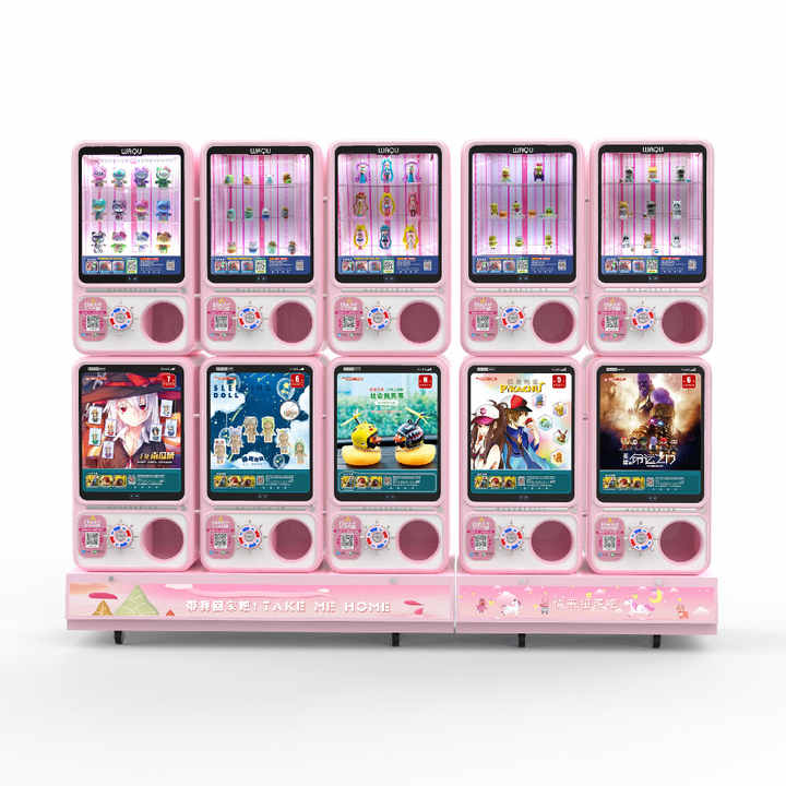 Coin and Token Operated Gachapon Toy Vending Machine