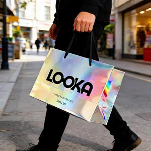 Custom Printed Recyclable Paper <b>Bags</b> with Cotton Rope Handles Digital Printing Eco-Friendly Packaging for Retail Gift Use - Product Image 1